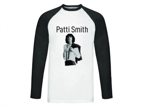 Camiseta Patti Smith - manga larga beisbol