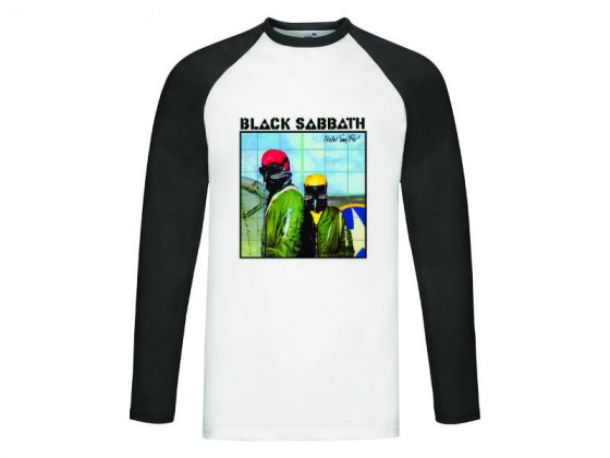 Camiseta beisbol manga larga Black Sabbath - Never say die