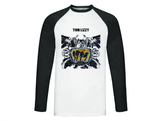 Camiseta Thin Lizz - Jailbreak - manga larga beisbol