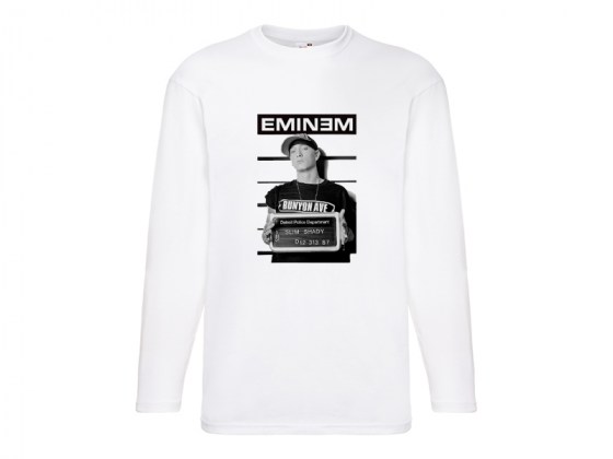 Camiseta Eminem manga larga blanca