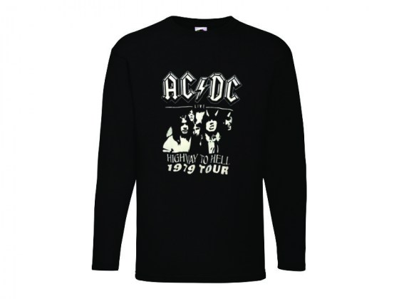 Camiseta AC/DC Highway to Hell 1979 Tour - manga larga