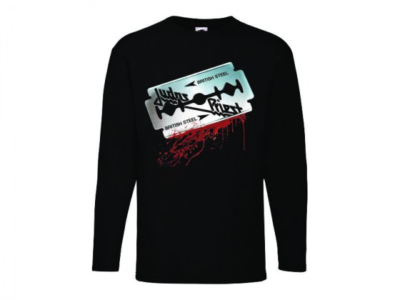 Judas Priest - British Steel - camiseta mangal larga