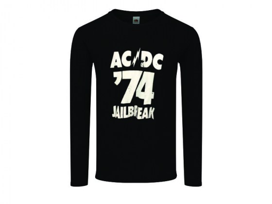 Camiseta AC/DC 74 Jailbreak manga larga mujer