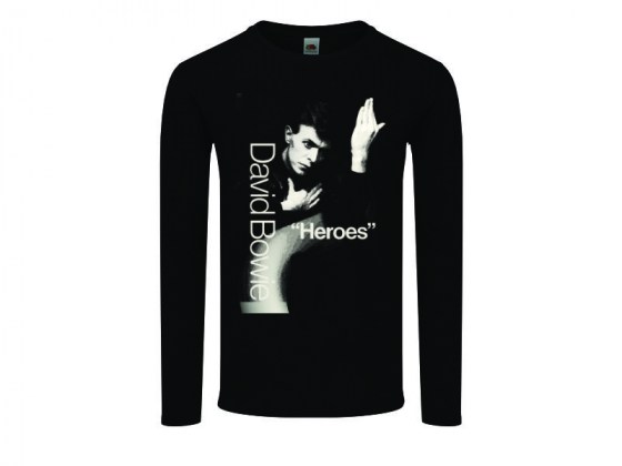 David Bowie - Heroes - camiseta manga larga mujer