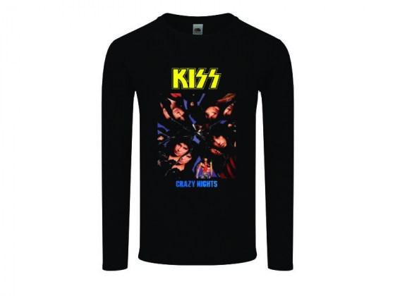 Camiseta Kiss - Crazy Nights - manga larga mujer