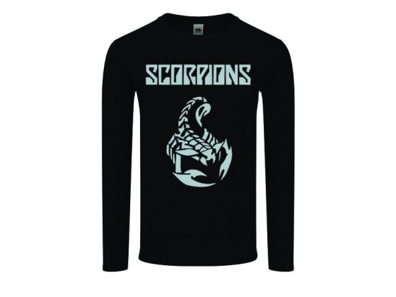 Camiseta Scorpions - logo - manga larga mujer