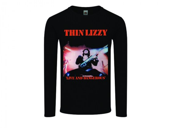 Thin Lizzy Live and Dangerous - camiseta manga larga mujer