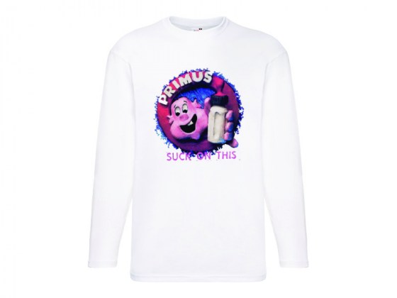 Camiseta Primus - Suck on This - manga larga