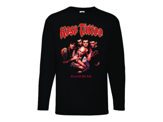 Camiseta Rose Tattoo - Scarred for Life - larga