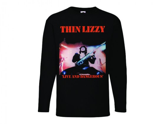 Thin Lizzy Live and Dangerous - camiseta manga larga