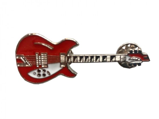Pin Guitarra Rickenbacker roja