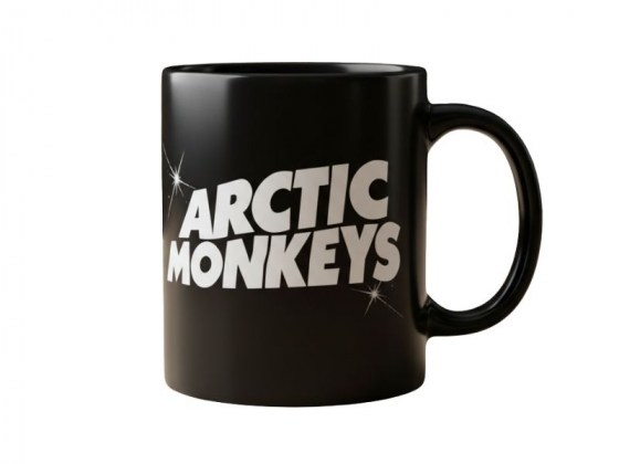 Taza Arctic Monkeys letras negra