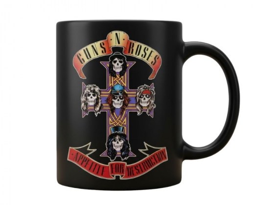 Taza Guns N' Roses - Appetite for Destruction - negra