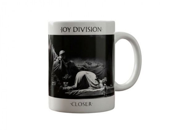 Taza Joy Division - Closer - blanca