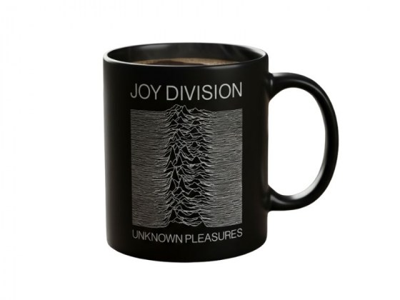 Taza Joy Division - Unknown Pleasures - negra