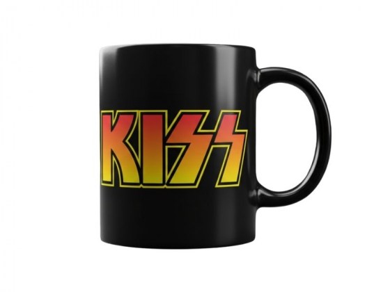 Taza Kiss  - letras negra