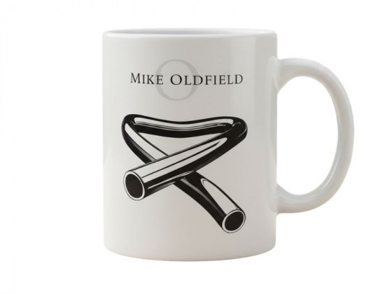Taza Mike Oldfield - Tubular Bells - blanca