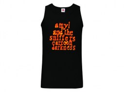 Camiseta Amyl and The Sniffers Cartoon Darkness - tirantes hombre