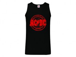 Camiseta AC/DC High Voltage Rojo - hombre