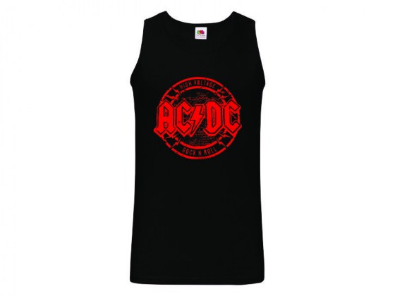 Camiseta AC/DC High Voltage Rojo - hombre