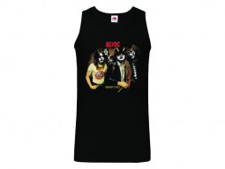 Camiseta AC/DC - Kiss - tirantes hombre