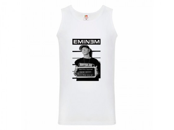 Camiseta Eminem tirantes blanca