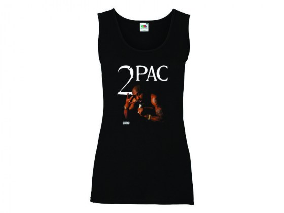 Camiseta 2PAC - tirantes mujer