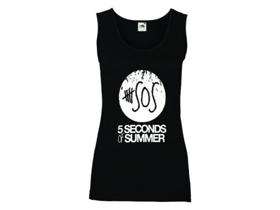 Camiseta 5 Seconds of Summer - tirantes mujer