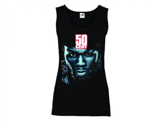 50 Cent camiseta tirantes mujer