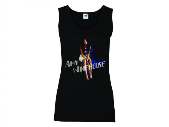 Amy Winehouse Back to Black camiseta tirantes mujer