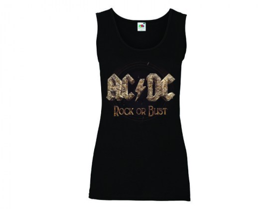 camiseta tirantes mujer AC/DC Rock or Bust