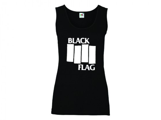Camiseta Black Flag - tirantes mujer