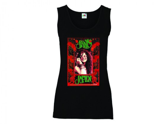 Janis Joplin  - camiseta tirantes mujer