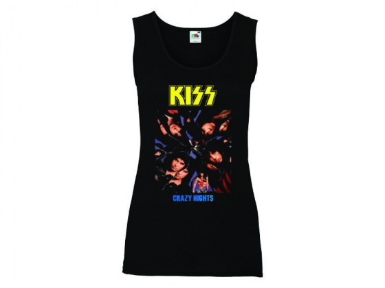 Camiseta Kiss - Crazy Nights - tirantes mujer