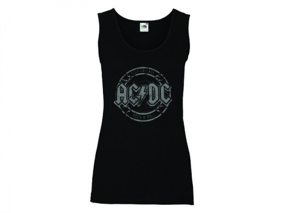 Camiseta AC/DC High Voltage Gris - mujer