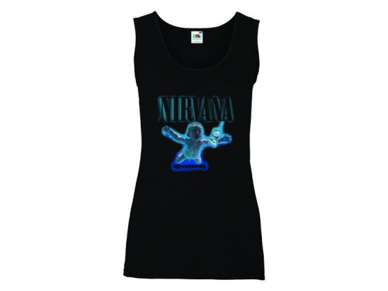 Camiseta tirantes para mujer Nirvana Nevermind