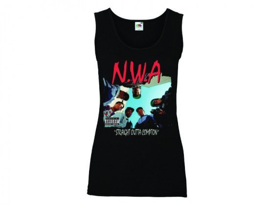 camiseta tirantes mujer NWA - Straight Outta Compton