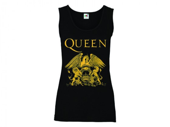 camiseta tirantes mujer Queen logo