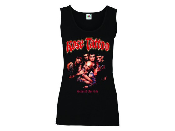 Camiseta Rose Tattoo - Scarred for Life - tirantes mujer