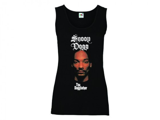 camiseta tirantes mujer Snoop Dogg - Tha Doggfather