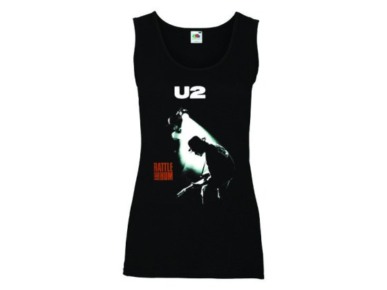 camiseta U2 - Rattle and Hum - tirantes mujer