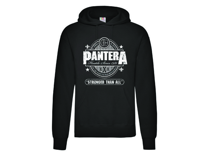 Pantera Stronger Than All T-Shirt Uomo - 100% Cotone, Vestibilità Regular, Manica Corta, Nero - Merch Ufficiale (Taglie M-XXL)
